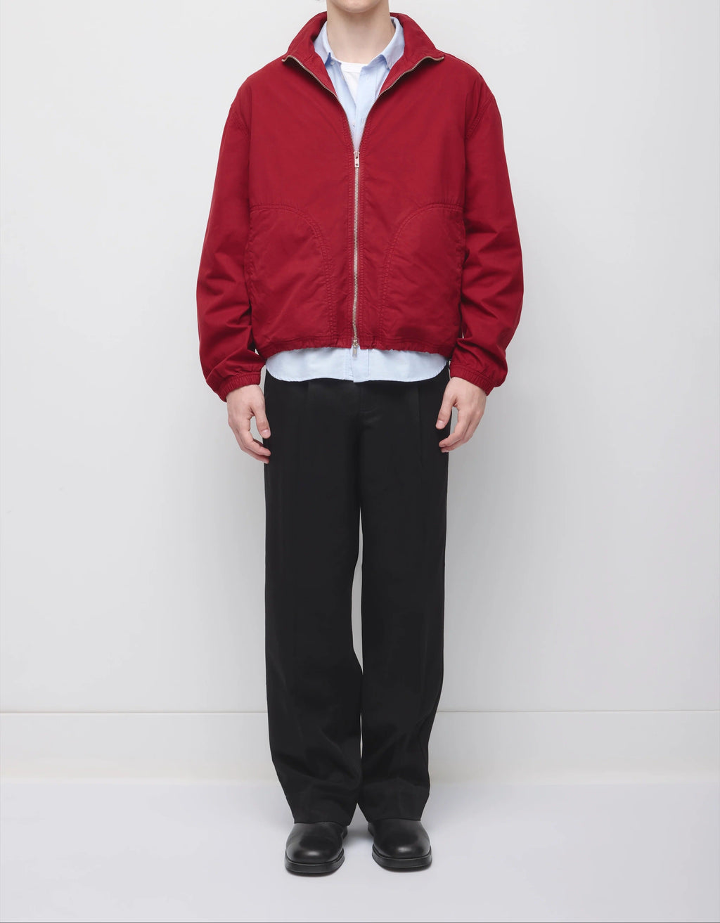 Herrenjacke mit Stehkragen