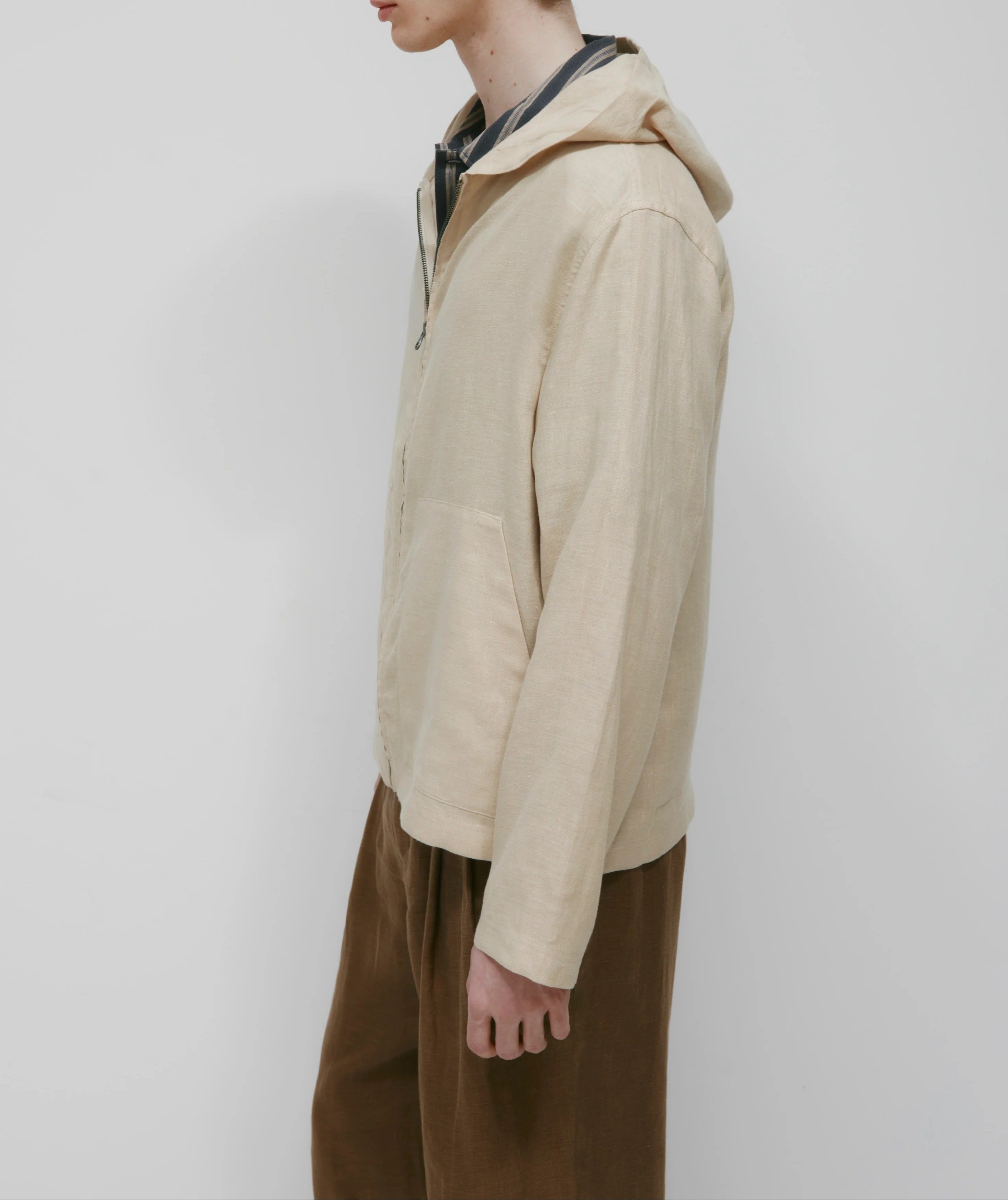 Kapuzenpullover aus Leinen