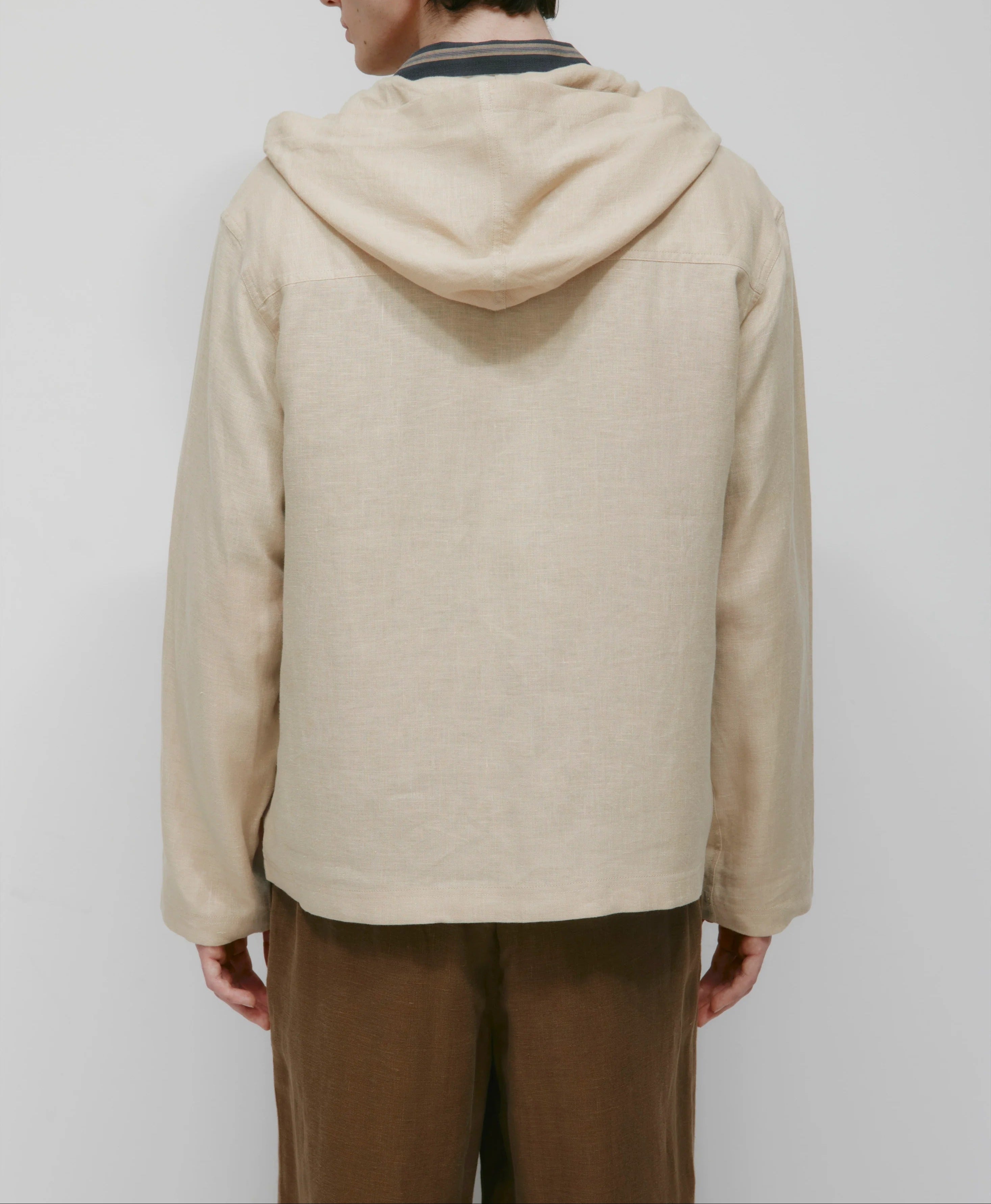 Kapuzenpullover aus Leinen